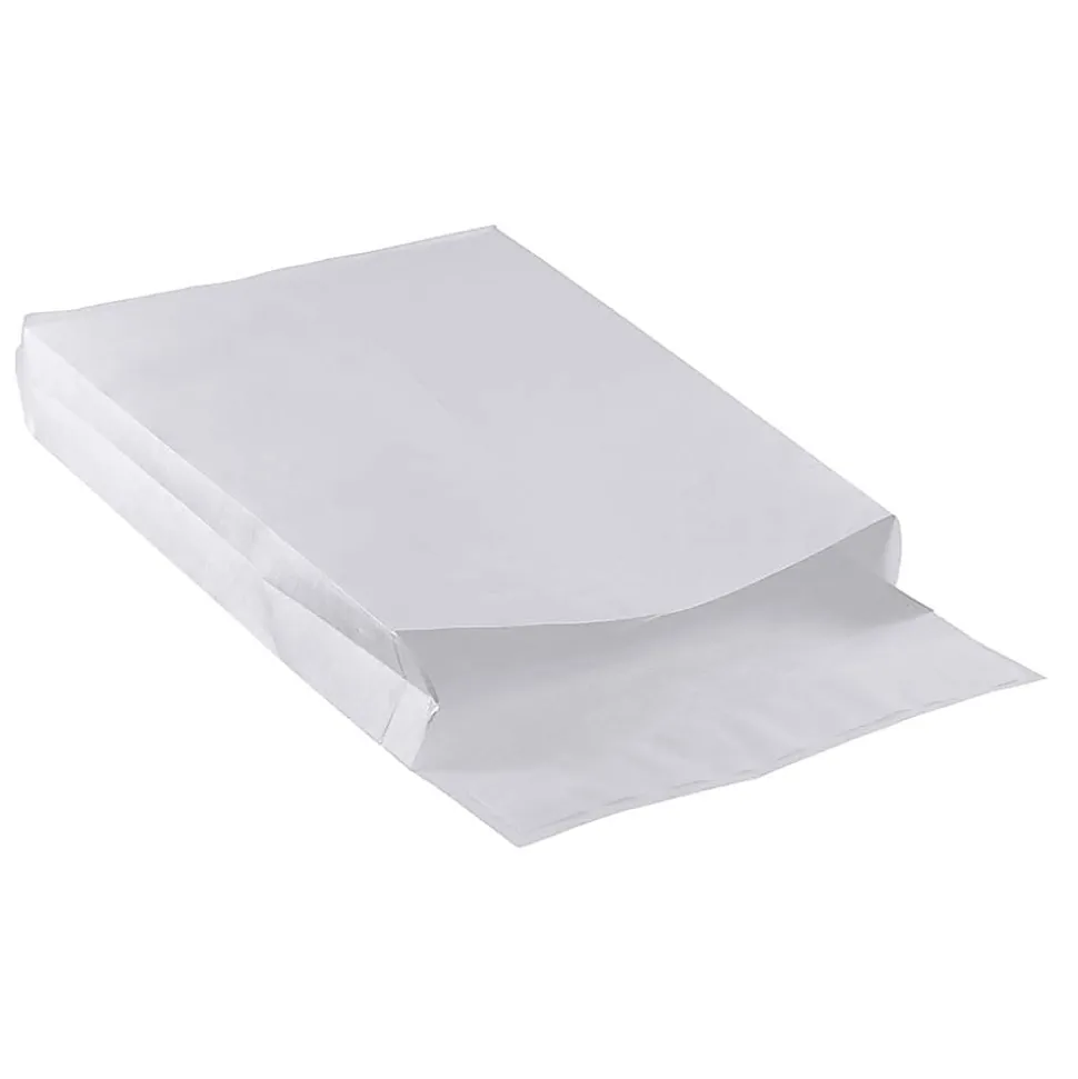 JAM Paper® Tyvek® Open-End 13"H x 10"W x 2"D Envelopes, Peal & Seal Closure, White, Pack Of 100 Envelopes