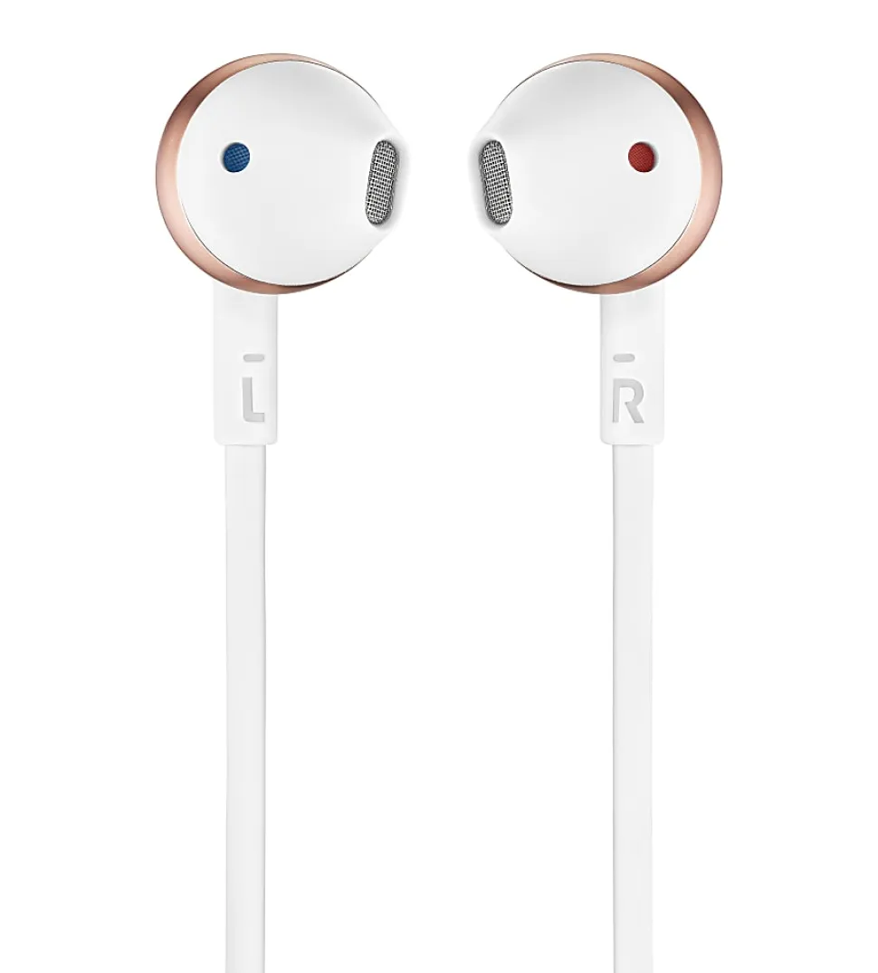 JBL In-Ear Headphones With Microphone, JBLT205RGD