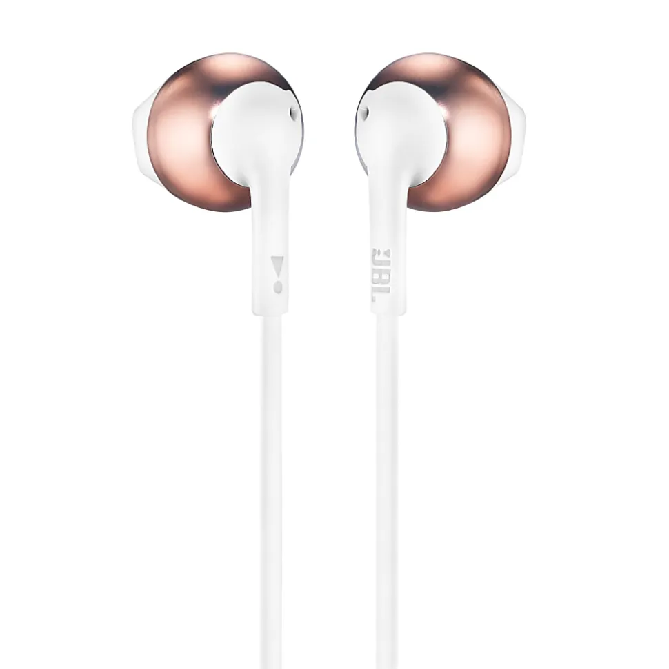 JBL In-Ear Headphones With Microphone, JBLT205RGD