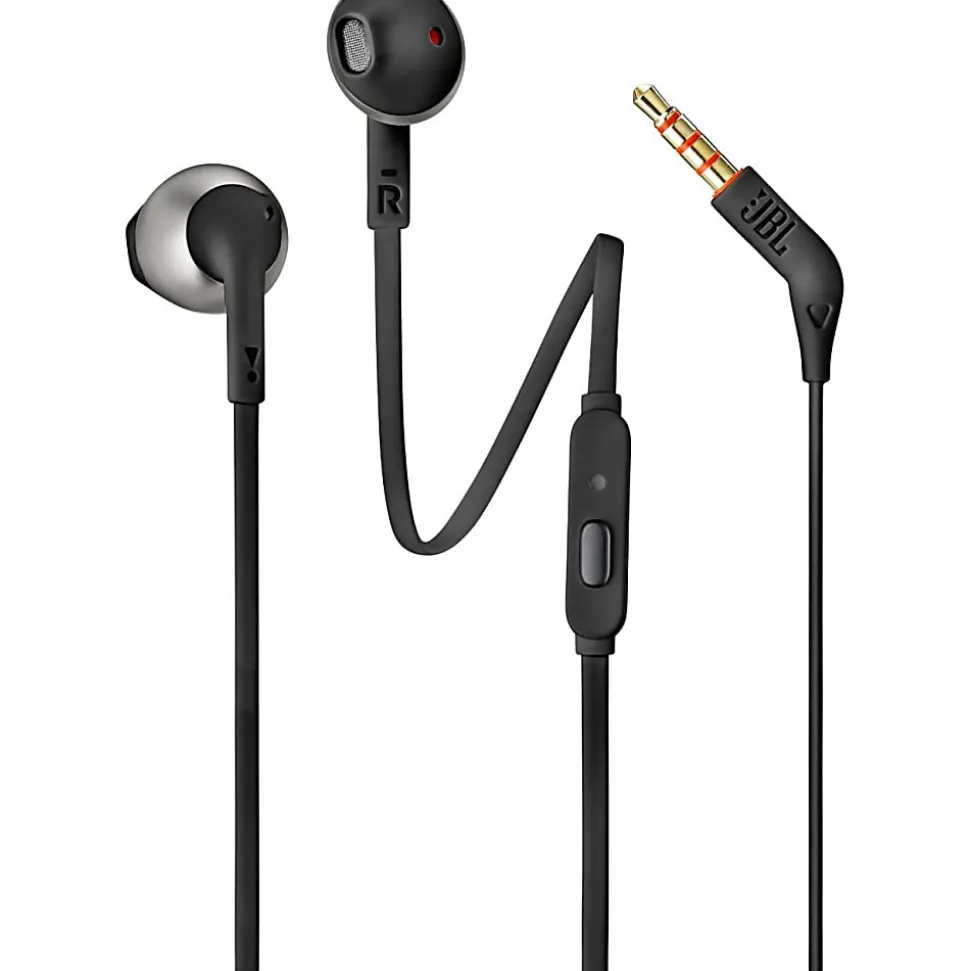 JBL In-Ear Headphones With Microphone, JBLT205RGD