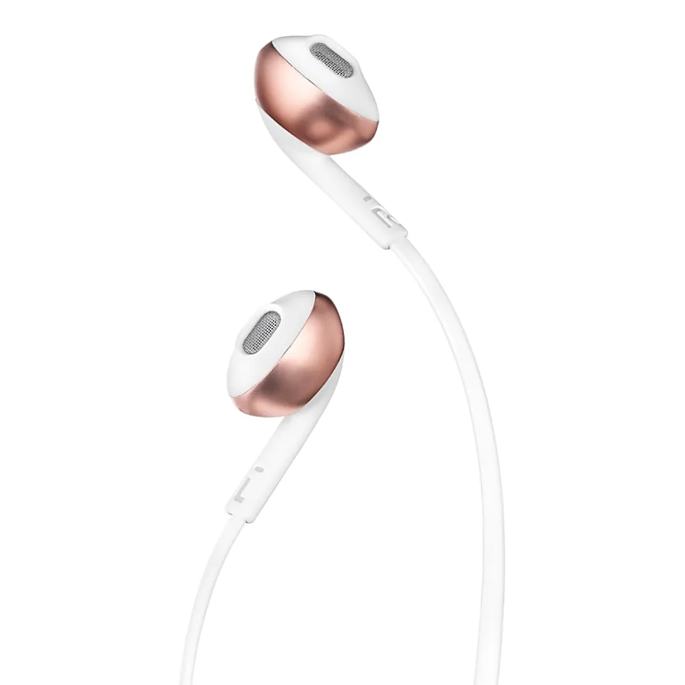 JBL In-Ear Headphones With Microphone, JBLT205RGD
