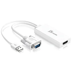 j5create® HDMI-To-VGA Adapter, 10