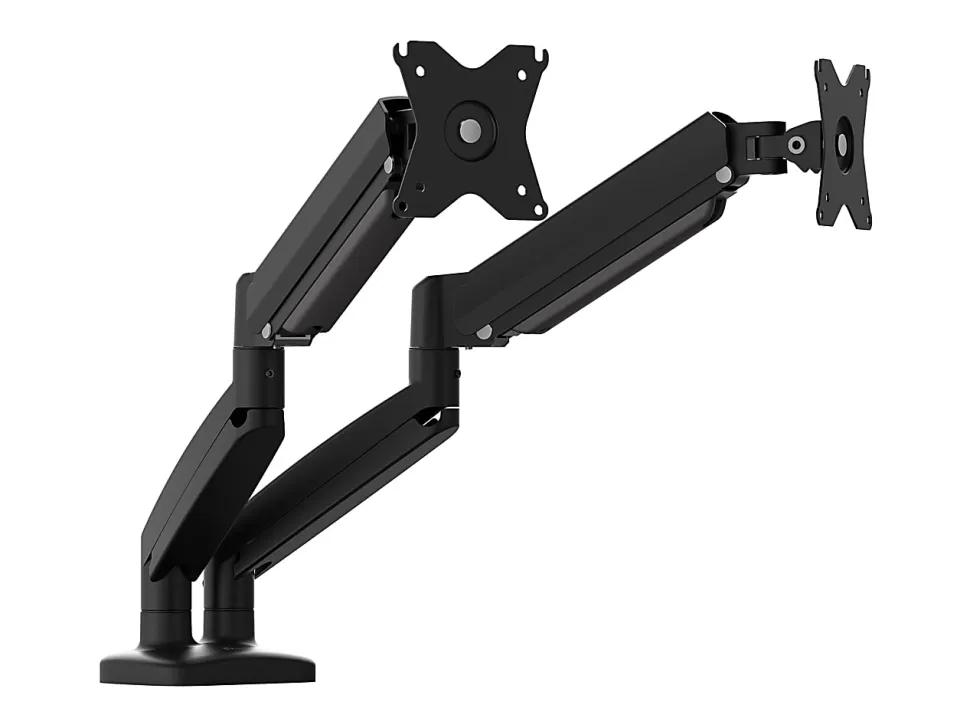 j5create JTSA102 Ergonomic 32” Dual Monitor Mount, Black