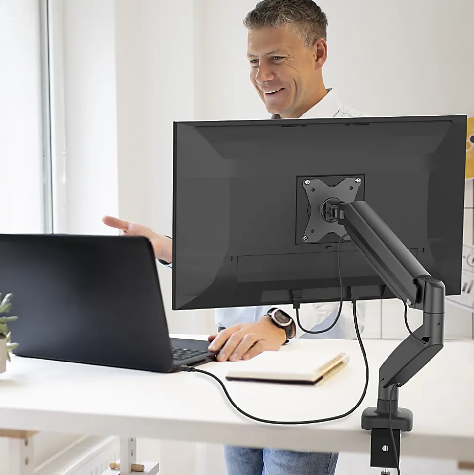 j5create JTSA101 Ergonomic 32” Monitor Mount, Black