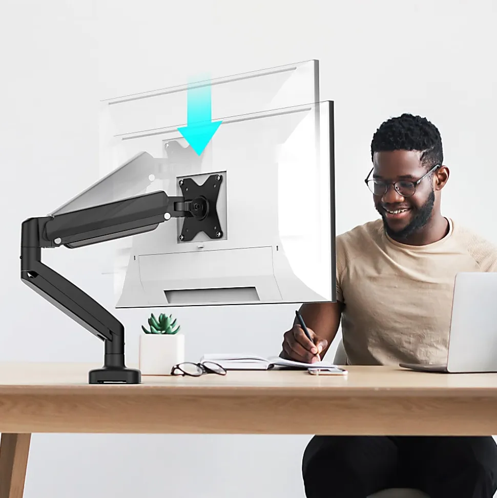 j5create JTSA101 Ergonomic 32” Monitor Mount, Black