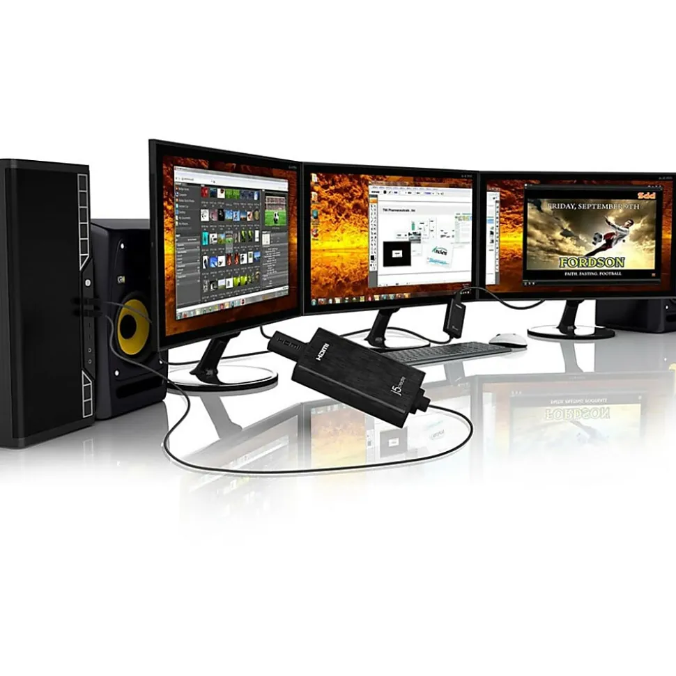 j5create® JUA350 Display Adapter, USB 3.0 To HDMI