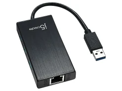 j5create KaiJet JUH470 USB 3.0 Gigabit Ethernet & 3 Port HUB USB External