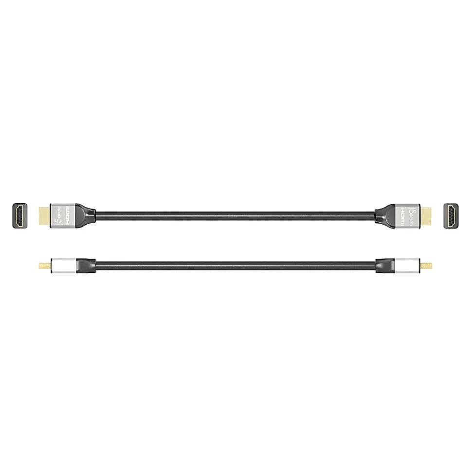 j5create® Male 4K Ultra HD HDMI Cable, 6 FT, Black, JDC52