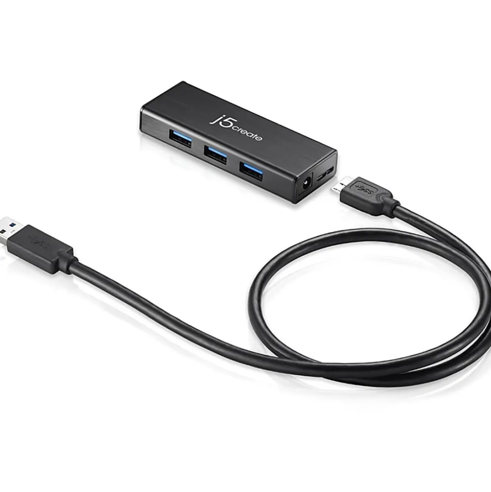 j5create 4-Port USB 3.0 Hub, JUH340