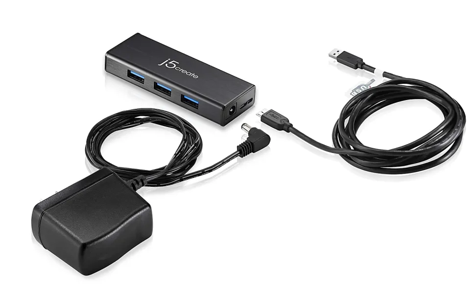 j5create 4-Port USB 3.0 Hub, JUH340
