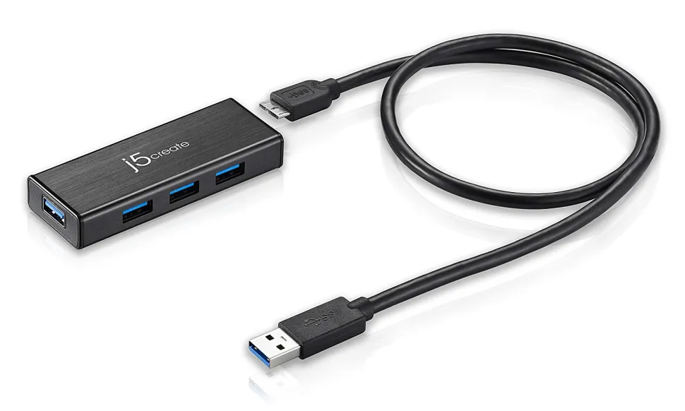 j5create 4-Port USB 3.0 Hub, JUH340