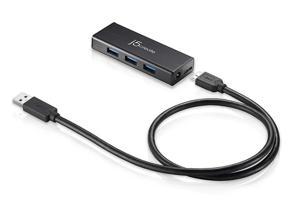 j5create 4-Port USB 3.0 Hub, JUH340
