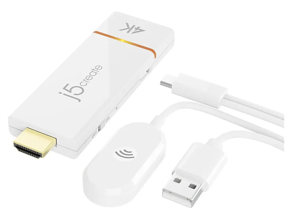 j5create ScreenCast 4K JVAW76 - Wireless video/audio extender - HDMI - up to 49 ft