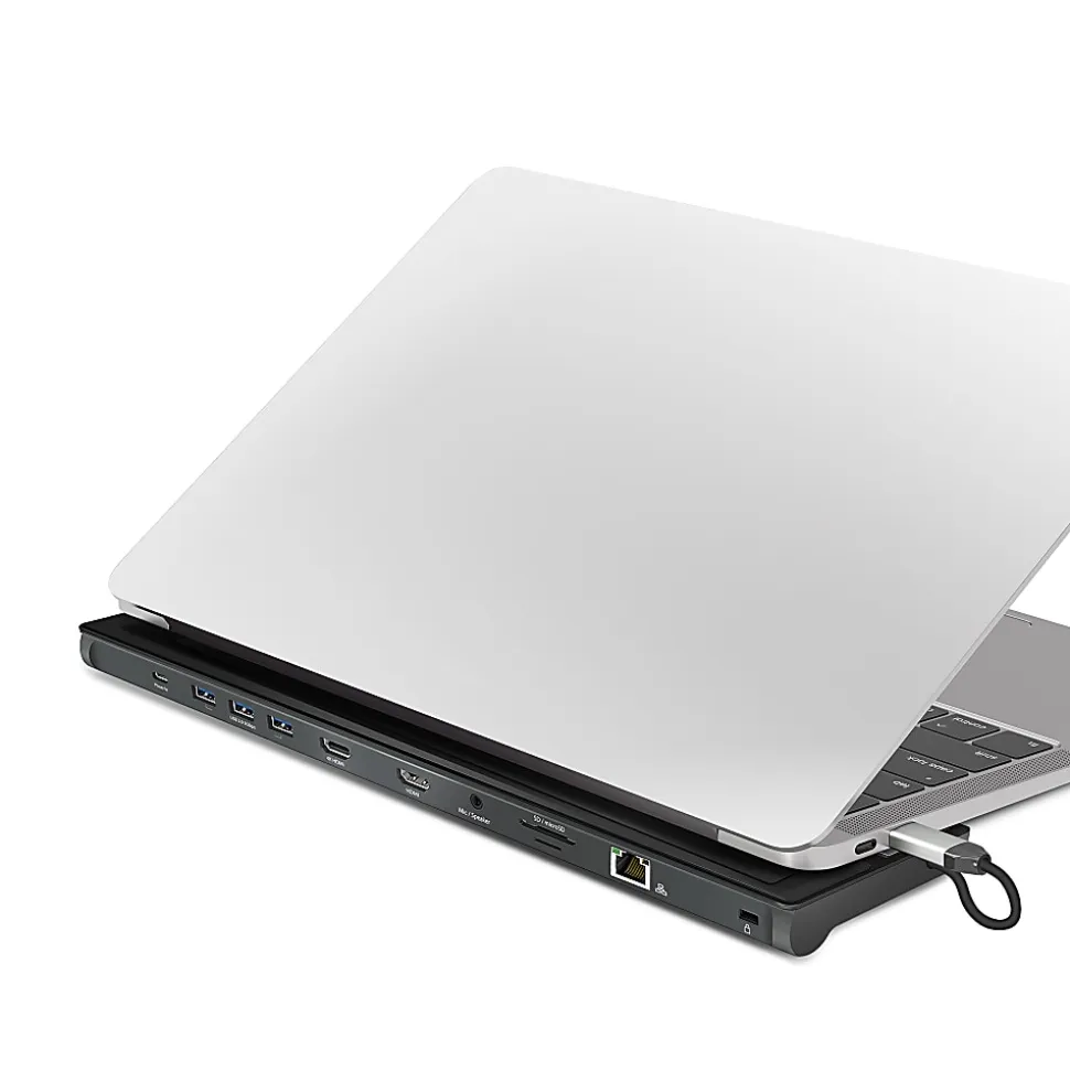 j5create USB-C Dual HDMI™ Docking Station, Gray/Black, JCD542