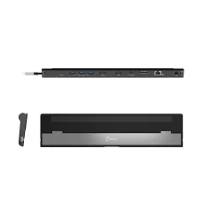 j5create USB-C Dual HDMI™ Docking Station, Gray/Black, JCD542