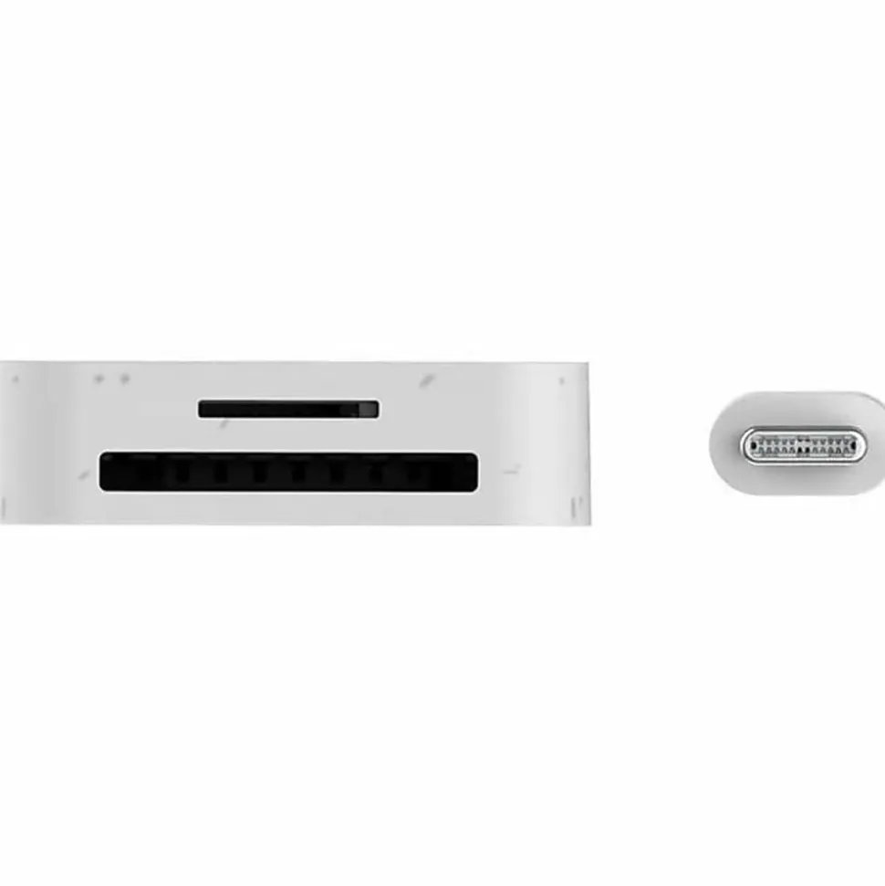j5create USB-C Multi-Port Hub With Power Delivery, 6-3/4”, White, JCD373EW
