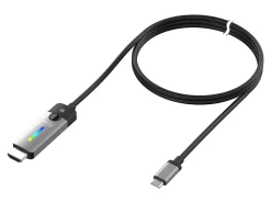 j5create USB-C to HDMIâ„¢ 2.1 8K Cable, Space Gray/Black, JCC157