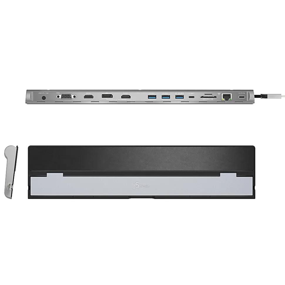 j5create USB-C Triple-Display Docking Station, JCD543
