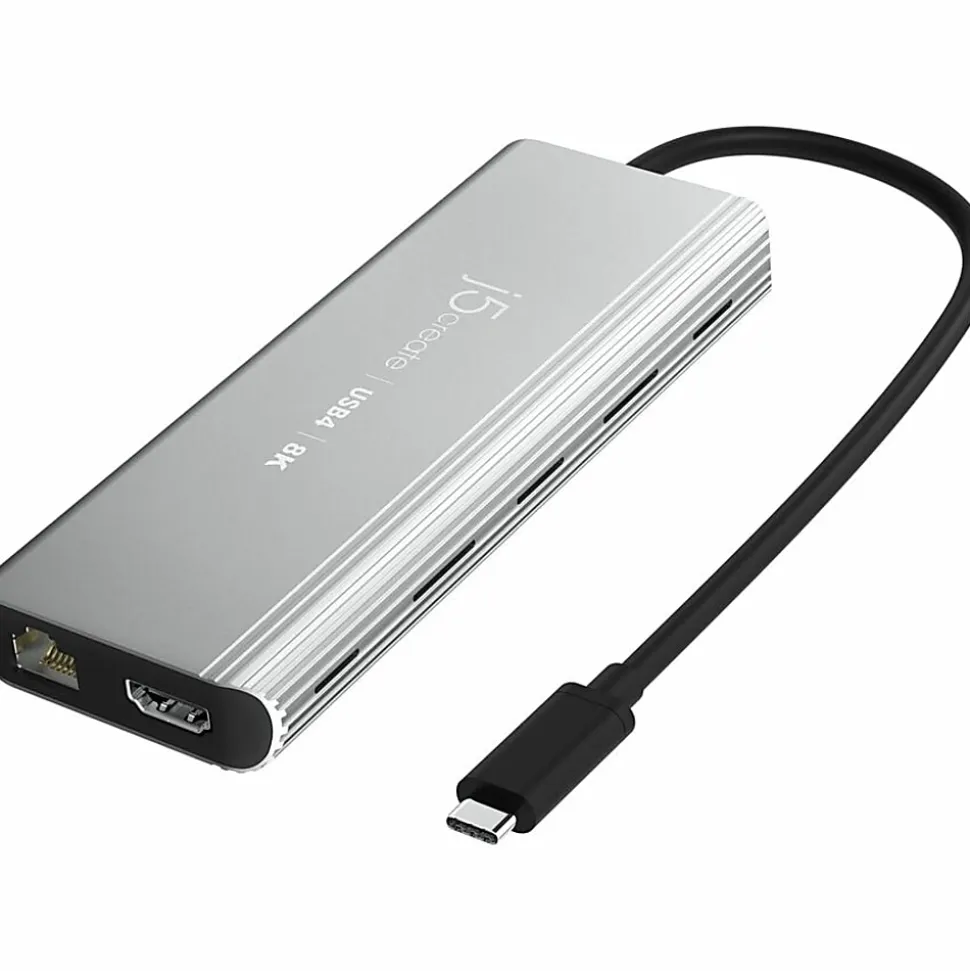 j5create USB4 8K Multi-Port Hub, Space Gray, JCD403