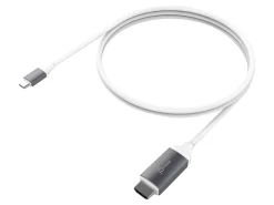 j5create USB Type-C-To-4K HDMI Cable, 75.25", Gray, JCC153G