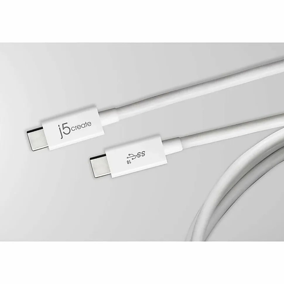j5create USB Type-C™ 3.1 to USB Type-C Coaxial Cable, JUCX01