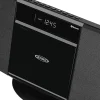 JENSEN Bluetooth JBS-300 Wall-Mountable Music System With CD Player And AM/FM Radio, 9.33"H x 14.84"W x 3.54"D, Black