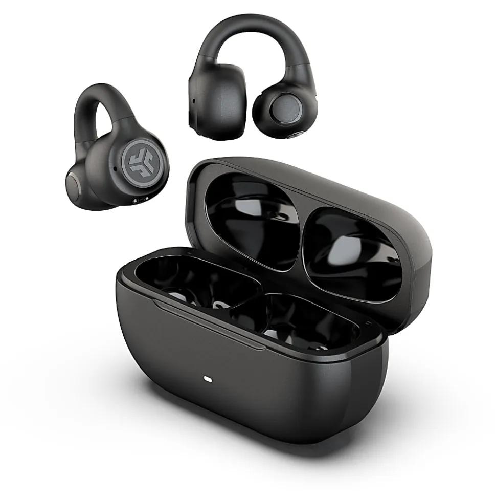JLab Audio FLEX Tru Wireless Earbuds, Black