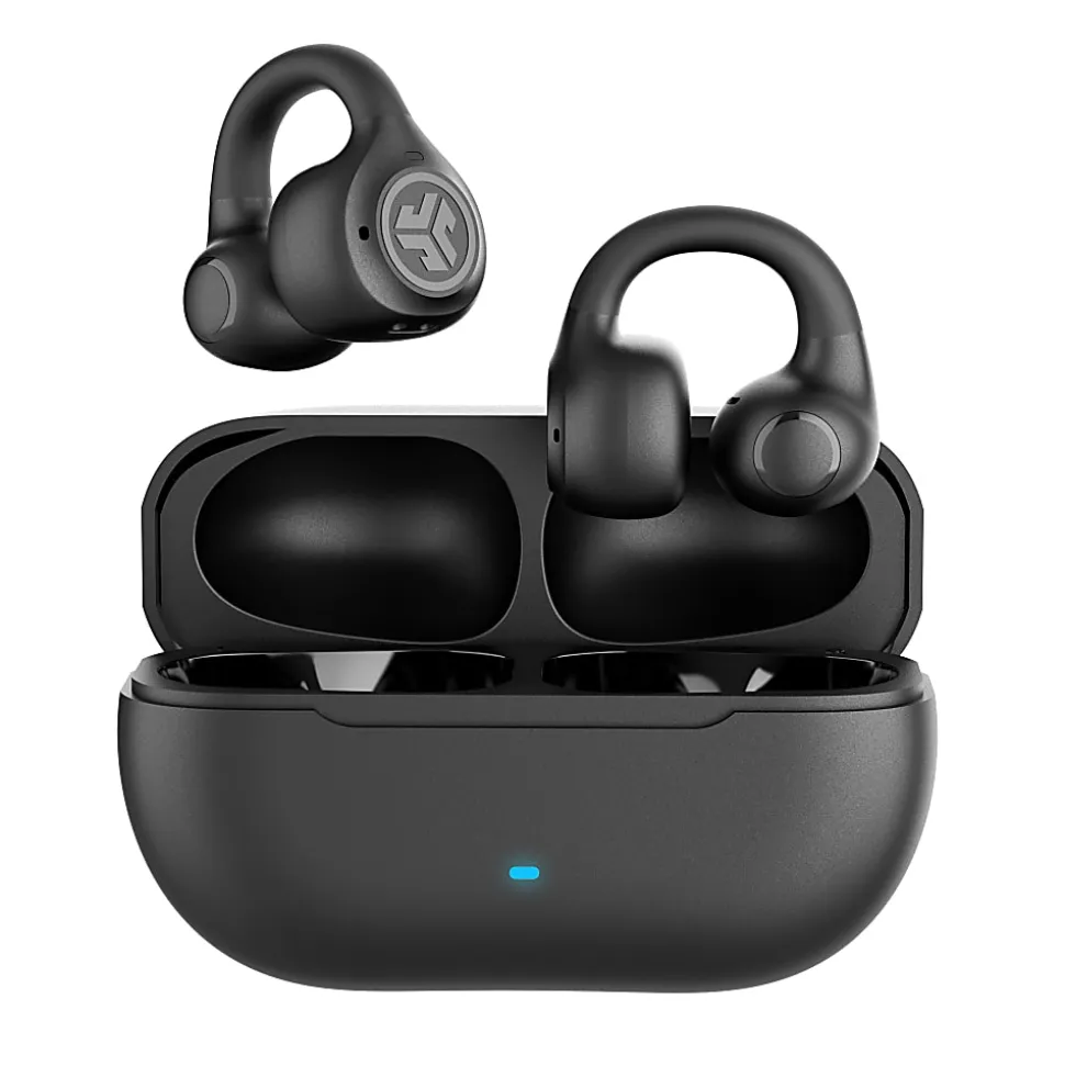 JLab Audio FLEX Tru Wireless Earbuds, Black