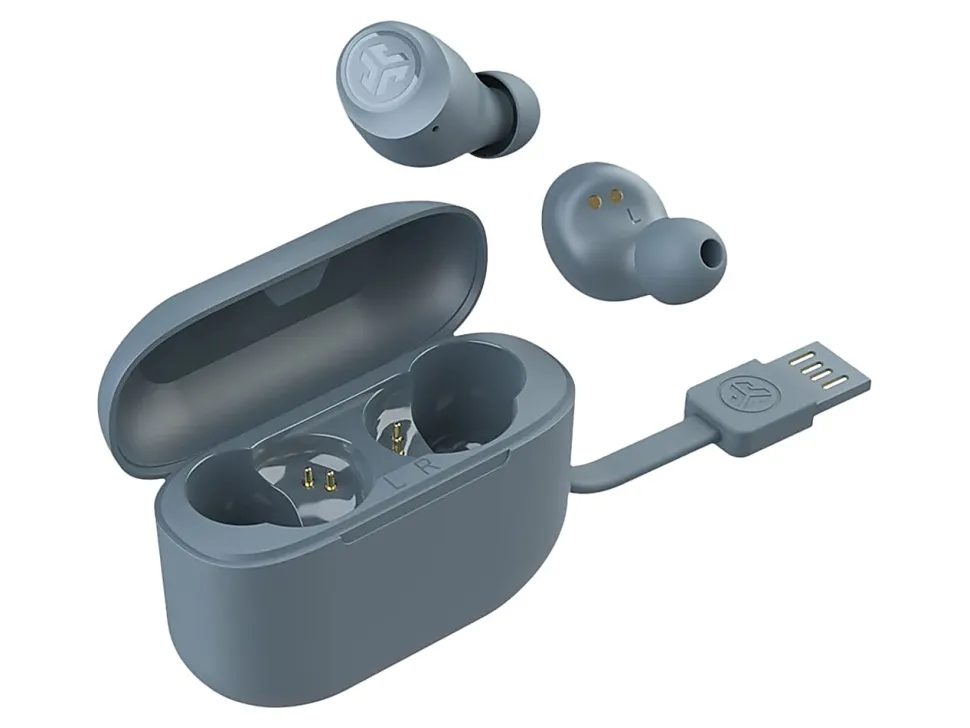 JLab Audio Go Air POP True Wireless Earbuds With Microphone, Slate