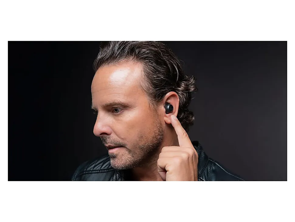 JLab Audio Go Pop ANC True Wireless Earbuds, Black