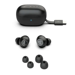 JLab Audio Go Pop ANC True Wireless Earbuds, Black
