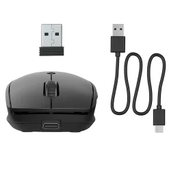 JLab Audio GO Recharge Wireless Mouse, Black