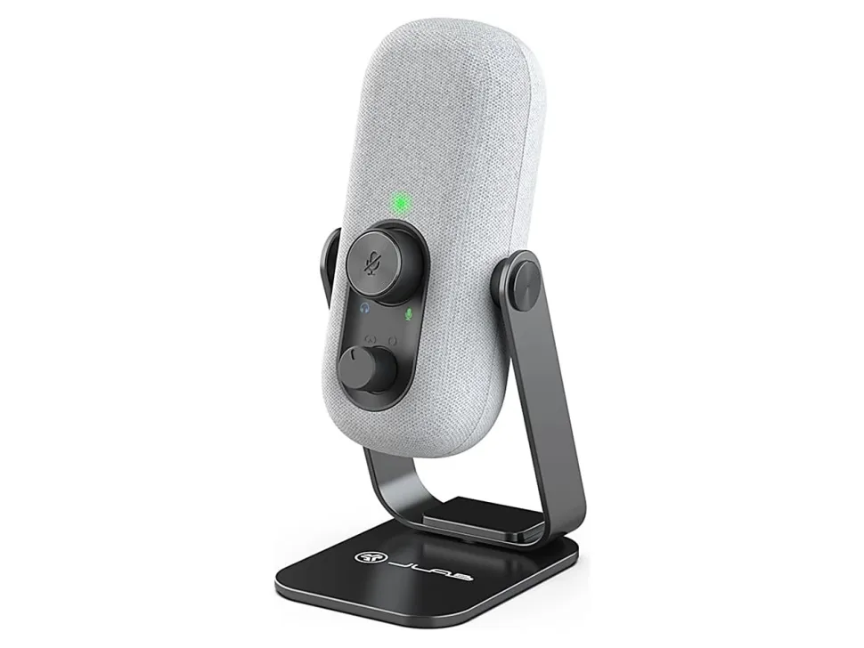 JLab Audio GO TALK USB Microphone, 5", White