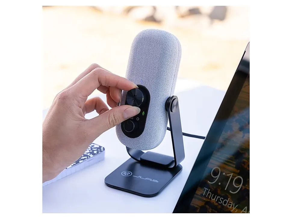 JLab Audio GO TALK USB Microphone, 5", White