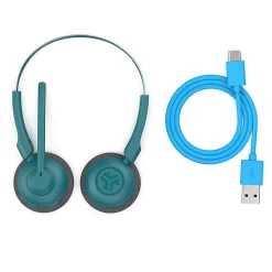 JLab Audio Go Work Pop Wireless Headset, Teal