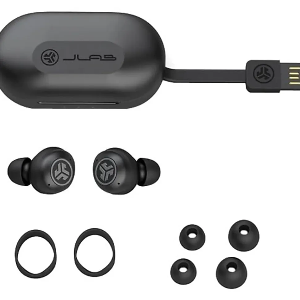 JLab Audio JBuds Air Pro True Wireless Earbuds, Black