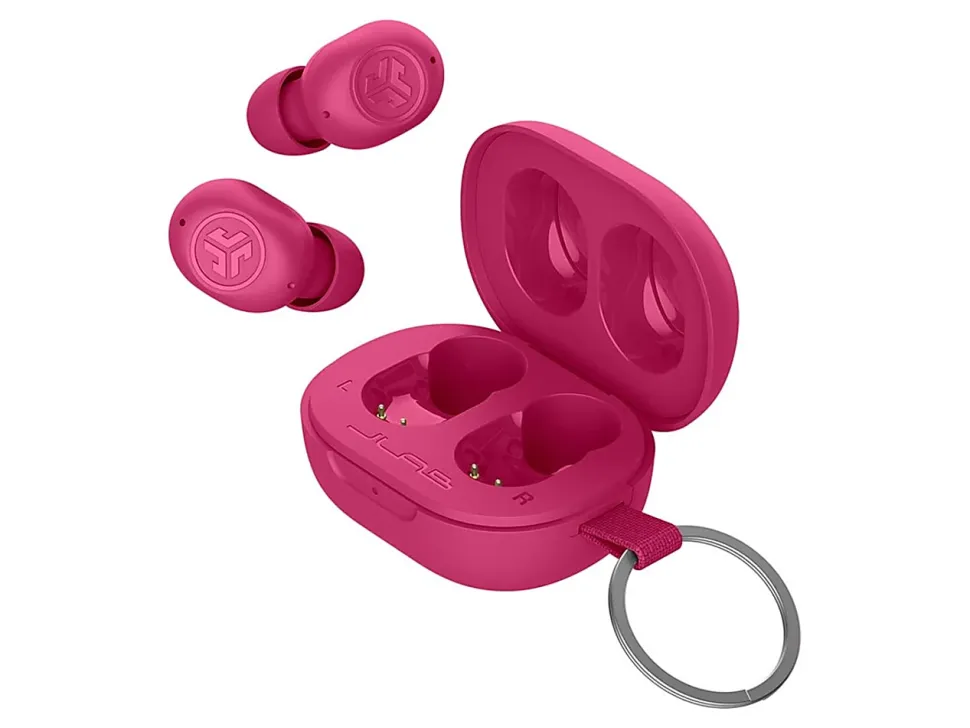 JLab Audio JBuds Mini True Wireless Earbuds, Pink