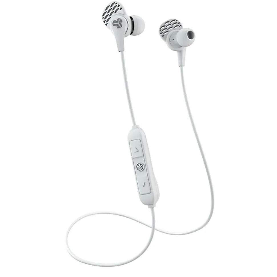 JLab Audio JBuds Pro Wireless Earbud Headphones, White, EBPRORWHTGRY123