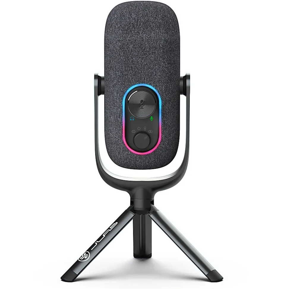JLab Audio JBUDS TALK USB Microphone, 5.3", Black