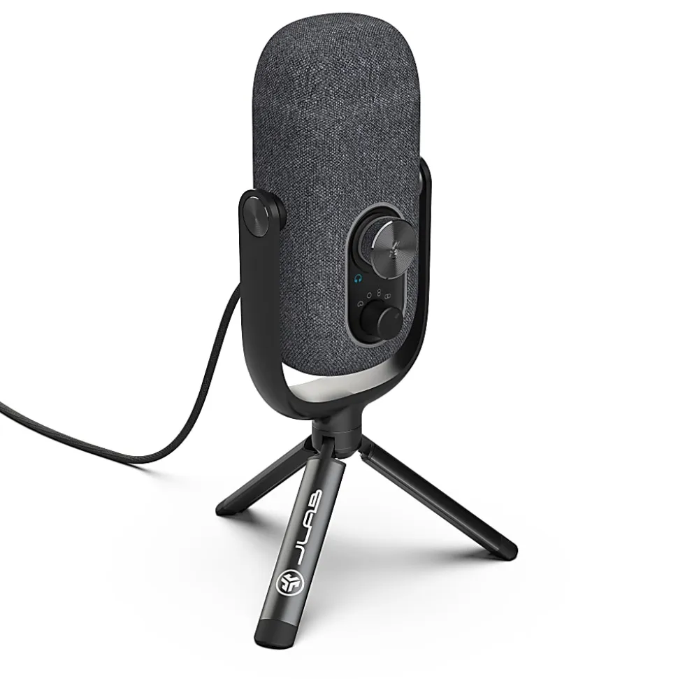 JLab Audio JBUDS TALK USB Microphone, 5.3", Black
