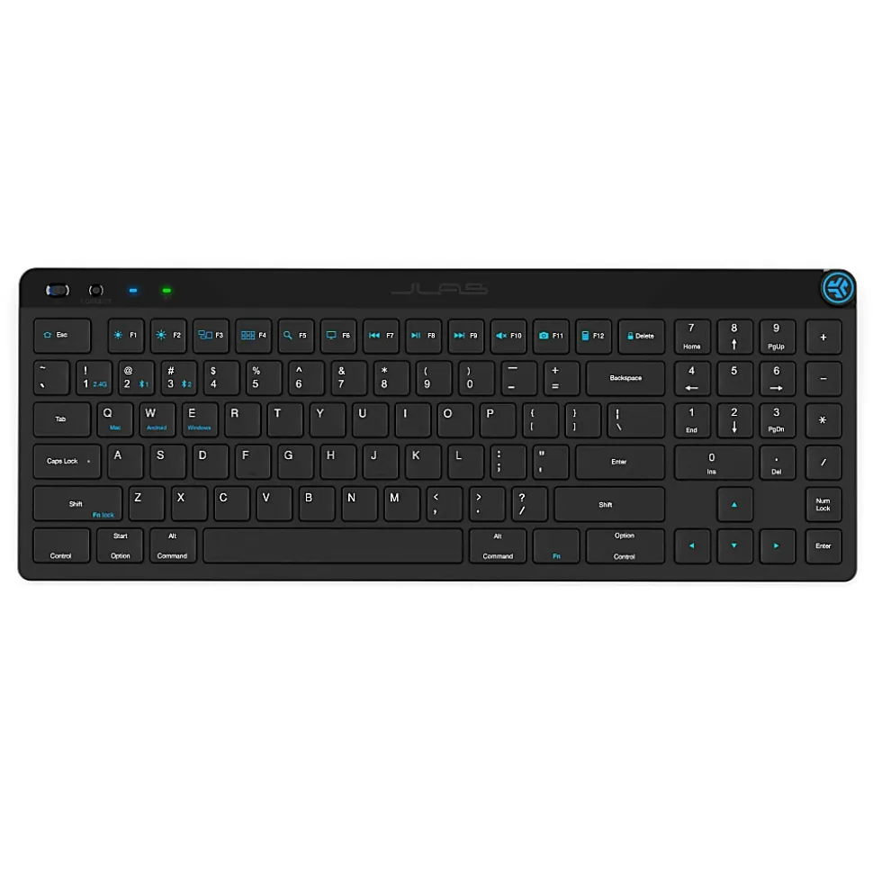 JLab Audio JBuds Wireless Keyboard, Black