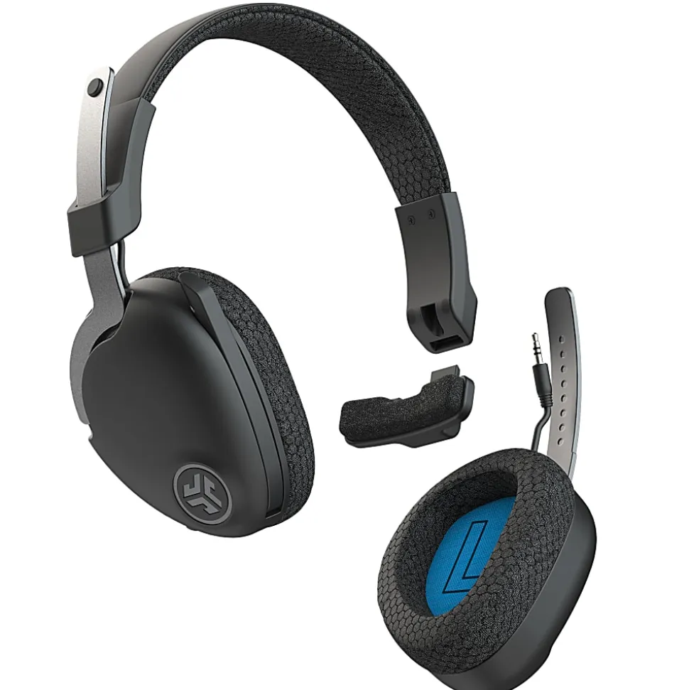 JLab Audio JBuds Work Wireless Over-Ear Headphones, Black