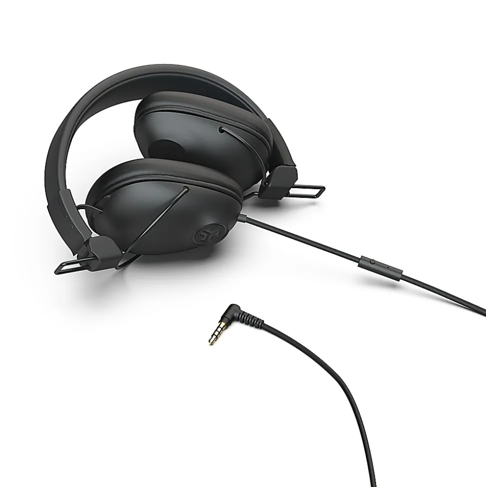 JLab Audio Studio Pro Wired Over-Ear Headphones, Black