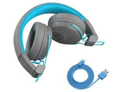 JLab Audio Studio Wireless Headphones, Gray Blue, HBASTUDIORGRYBLU4