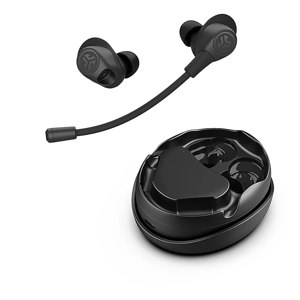 JLab Audio Work Buds True Wireless Earbuds, Black