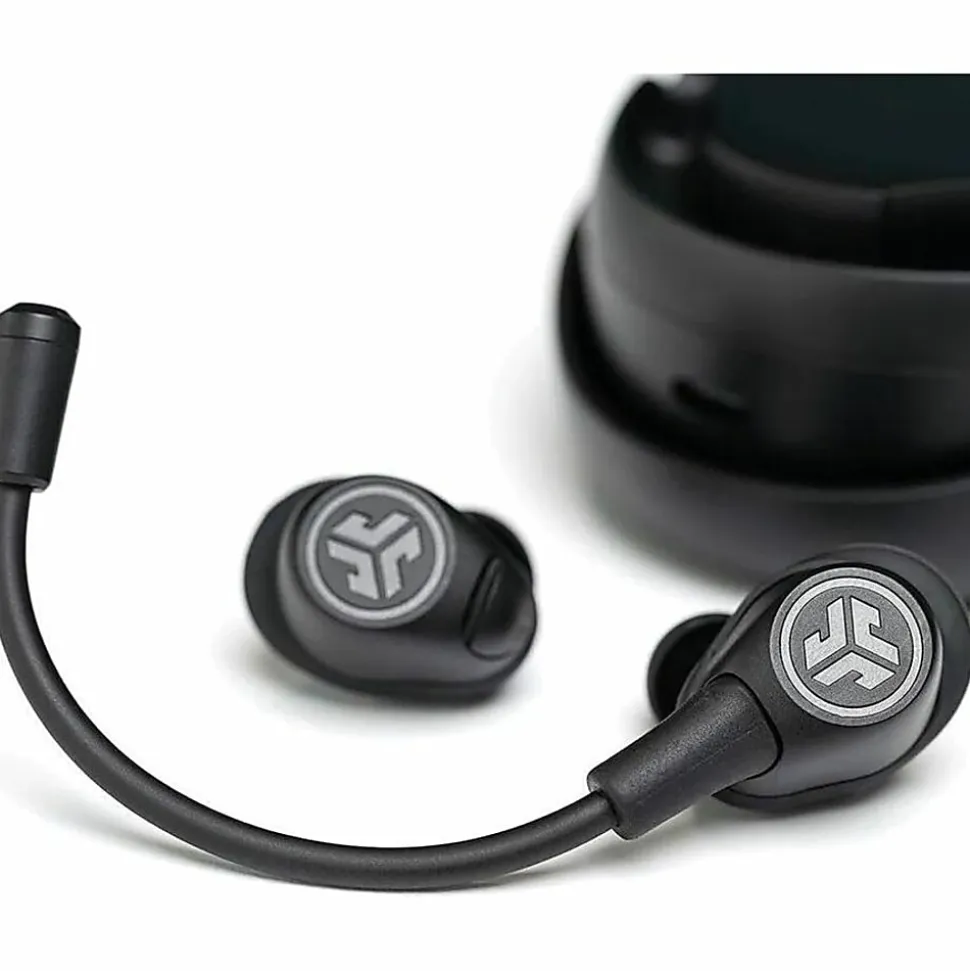 JLab Audio Work Buds True Wireless Earbuds, Black