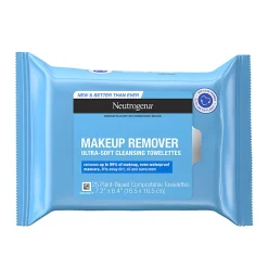 Johnson & Johnson Neutrogena Makeup Remover Cleansing Face Wipes, Pack Of 25 Wipes