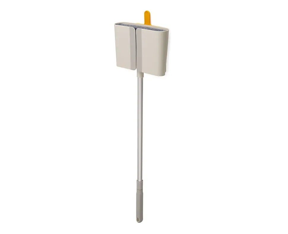 Joseph Joseph CleanTech Broom With Telescopic Handle, 36-15/16", Stone, Total Qty 1