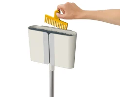 Joseph Joseph CleanTech Broom With Telescopic Handle, 36-15/16", Stone, Total Qty 1