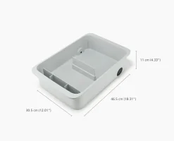 Joseph Joseph Large Kitchen Storage Caddy, Stone, Total Qty 1